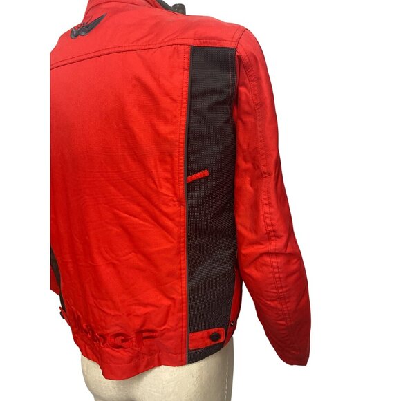 MotoGP Red Jacket With Zipper & Button Front Closure Unisex Large Polyester Bike - Picture 15 of 16